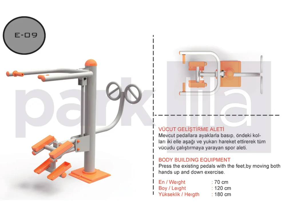 E-09 Vücut Geliştirme Aleti (Engelli Fitness)