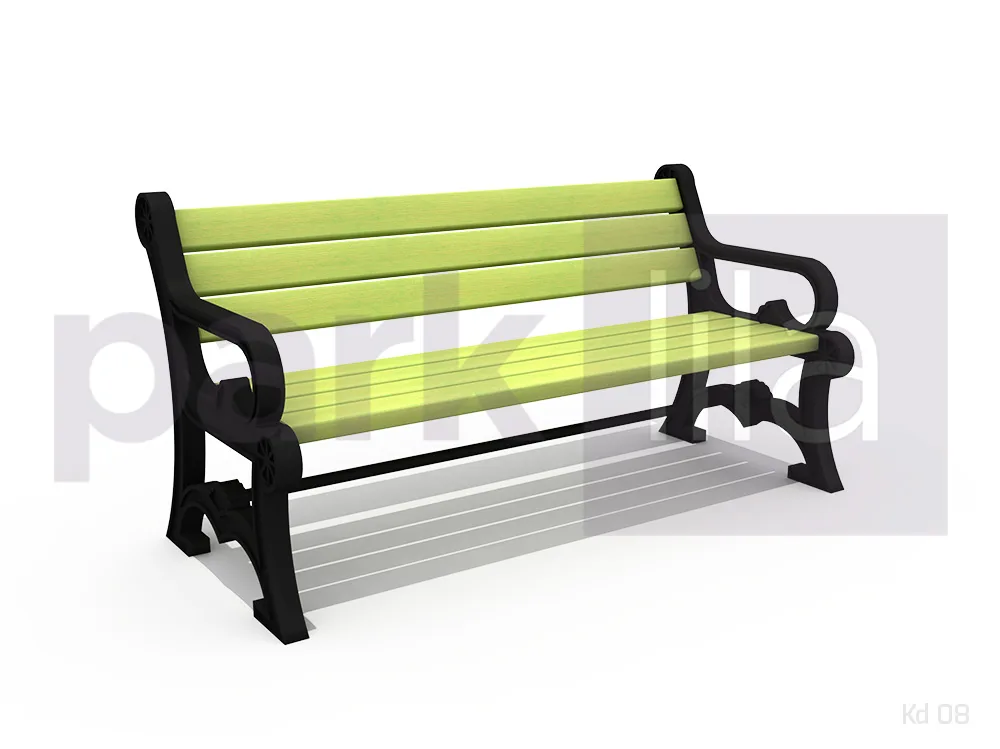 KD-08 Döküm Ayaklı Park Bankı