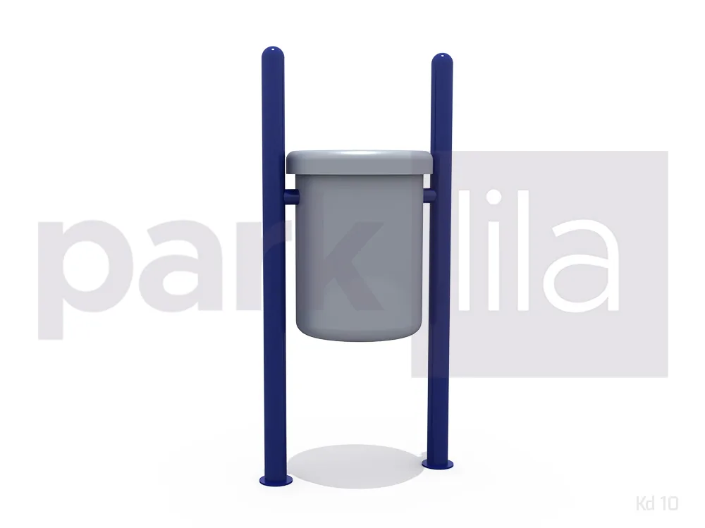 KD-10 Çift Direkli Çöp Kovası
