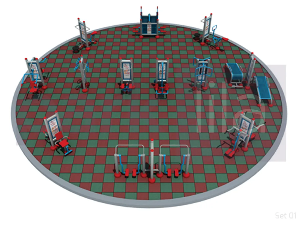 Set 01 Hazır Açık Hava Fitness Alanı