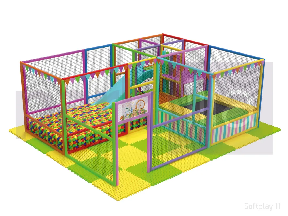 Softplay 11 Trambolin ve Top Havuzu Kombinasyonu