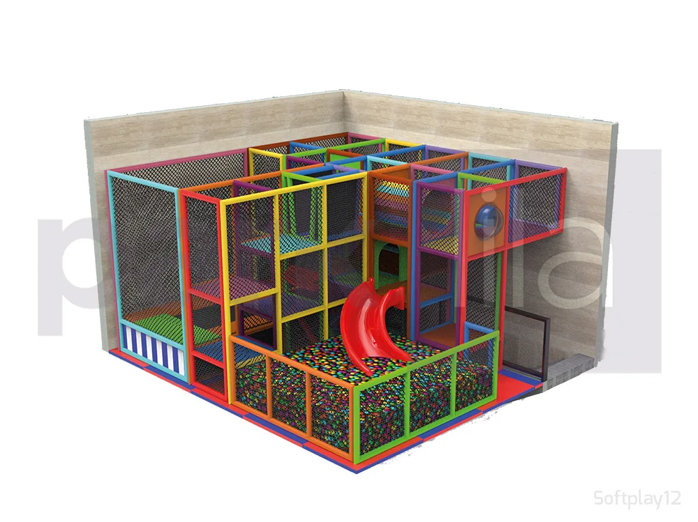 Softplay 12 Köşe Tipi Üç Katlı Softplay