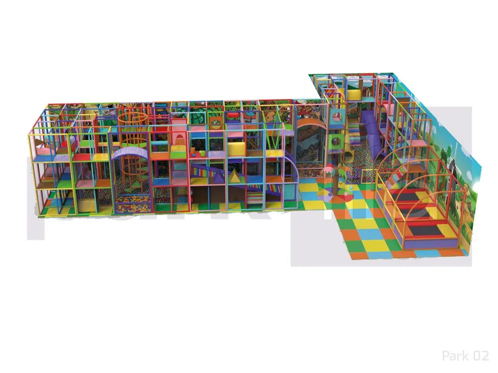 Softplay 16 L Planlı, Çok Katlı Dev Oyun Merkezi